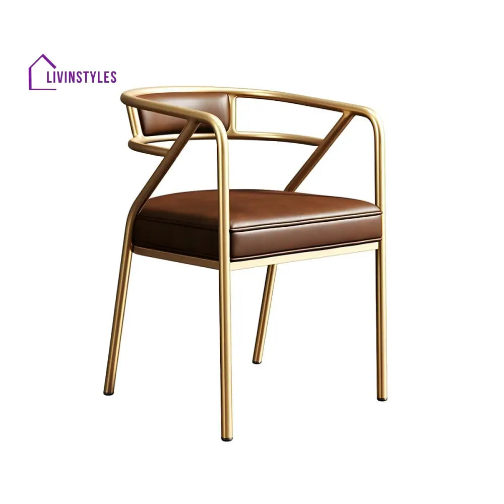 Qiana Metal Dining Chair | Stainless Steel - Single Chair