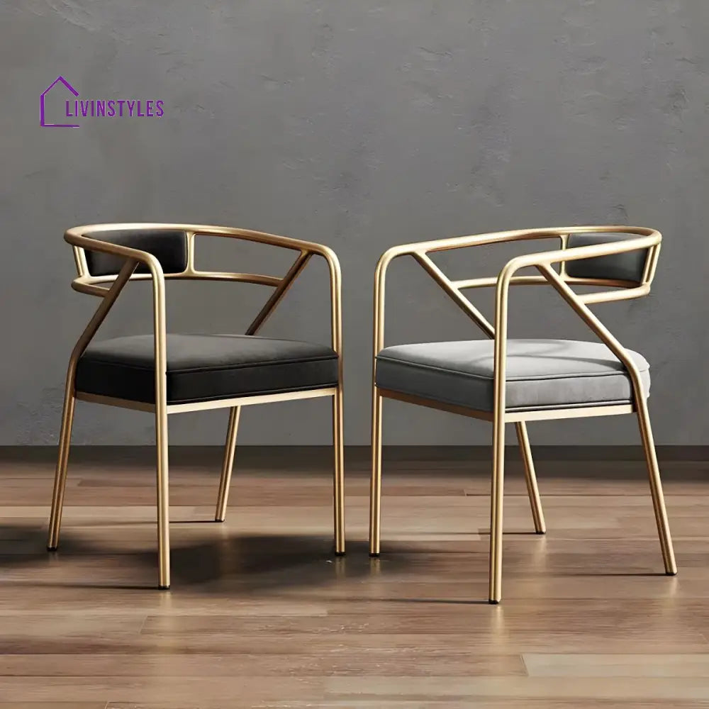 Qiana Metal Dining Chair | Stainless Steel - Single Chair