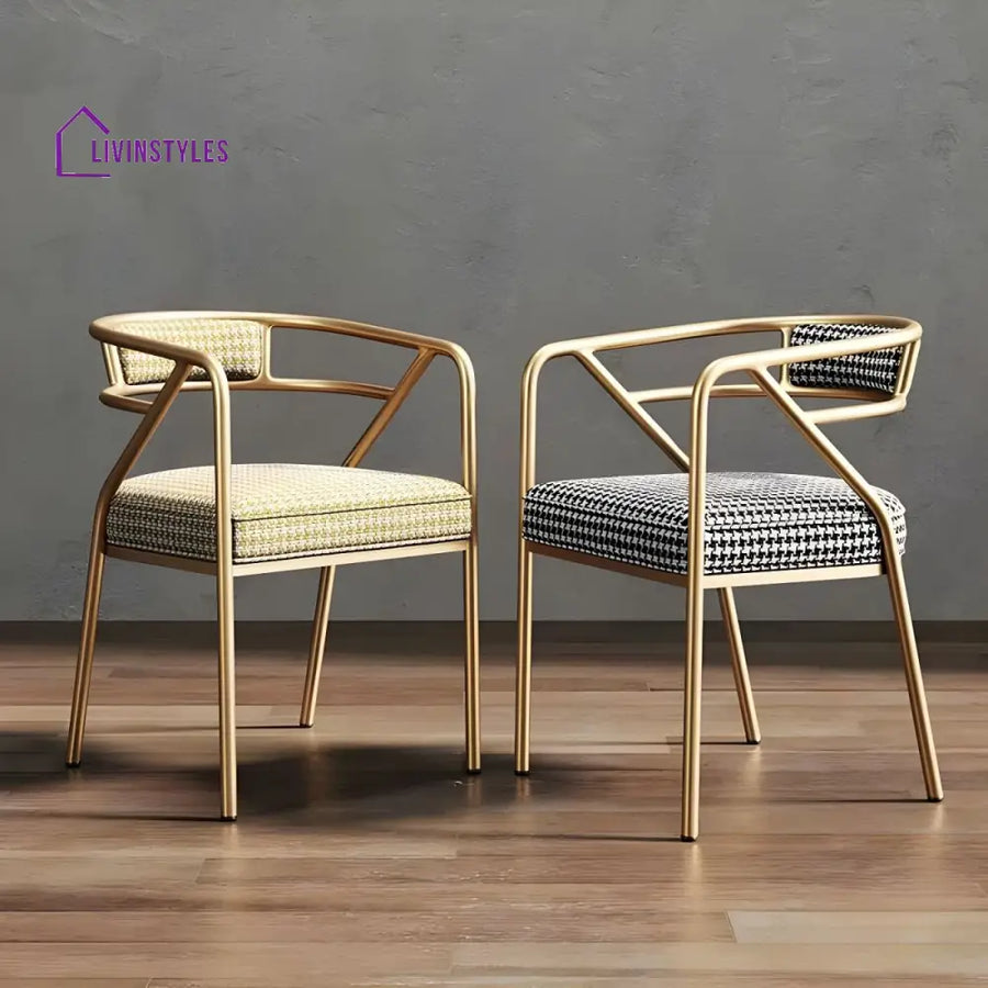 Qiana Metal Dining Chair | Stainless Steel - Single Chair