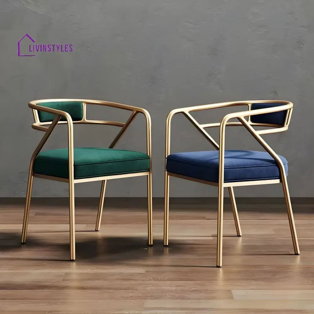 Qiana Metal Dining Chair | Stainless Steel - Single Chair