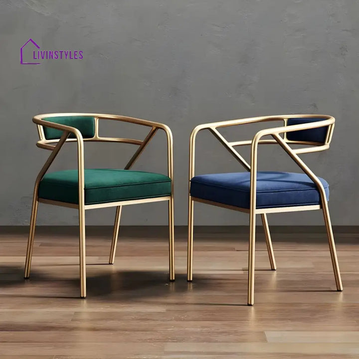 Qiana Metal Dining Chair | Stainless Steel - Single Chair
