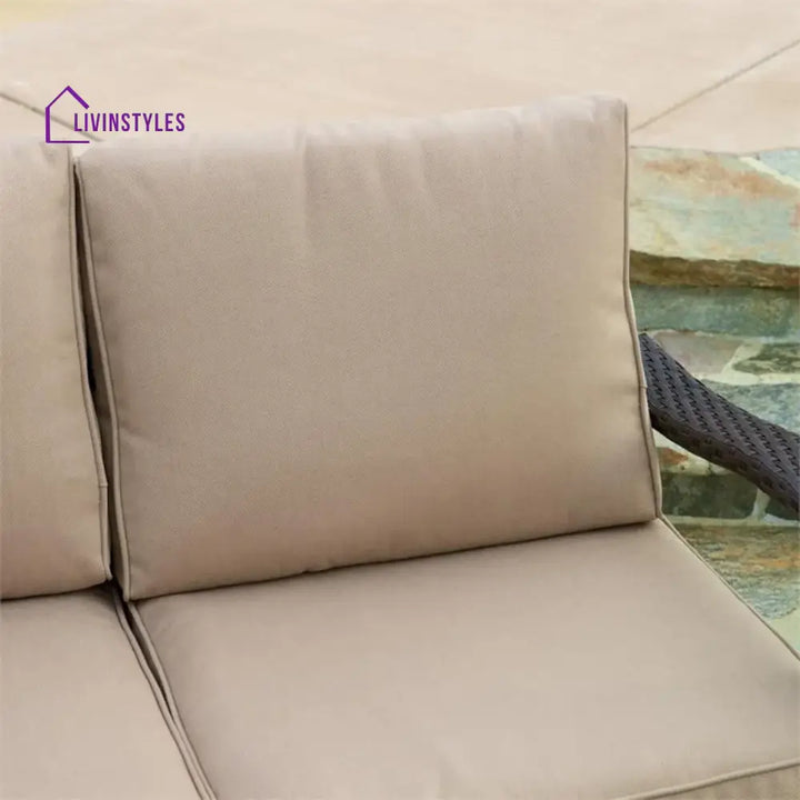 Qiao 4 Pieces Patio Furniture Set Outdoor Sectional Sofa - Sofa Set