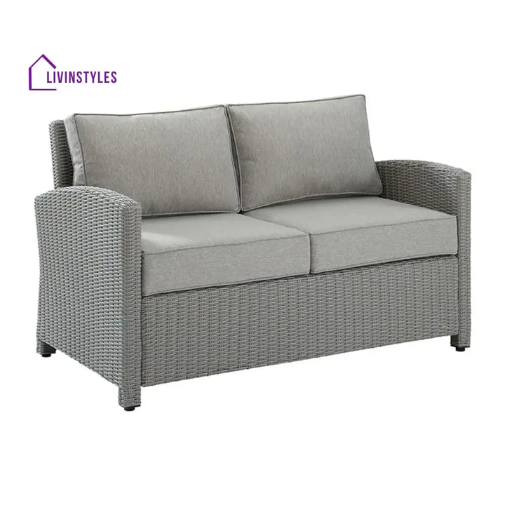 Qirat 4 Pieces Patio Furniture Set Outdoor Sectional Sofa - Sofa Set
