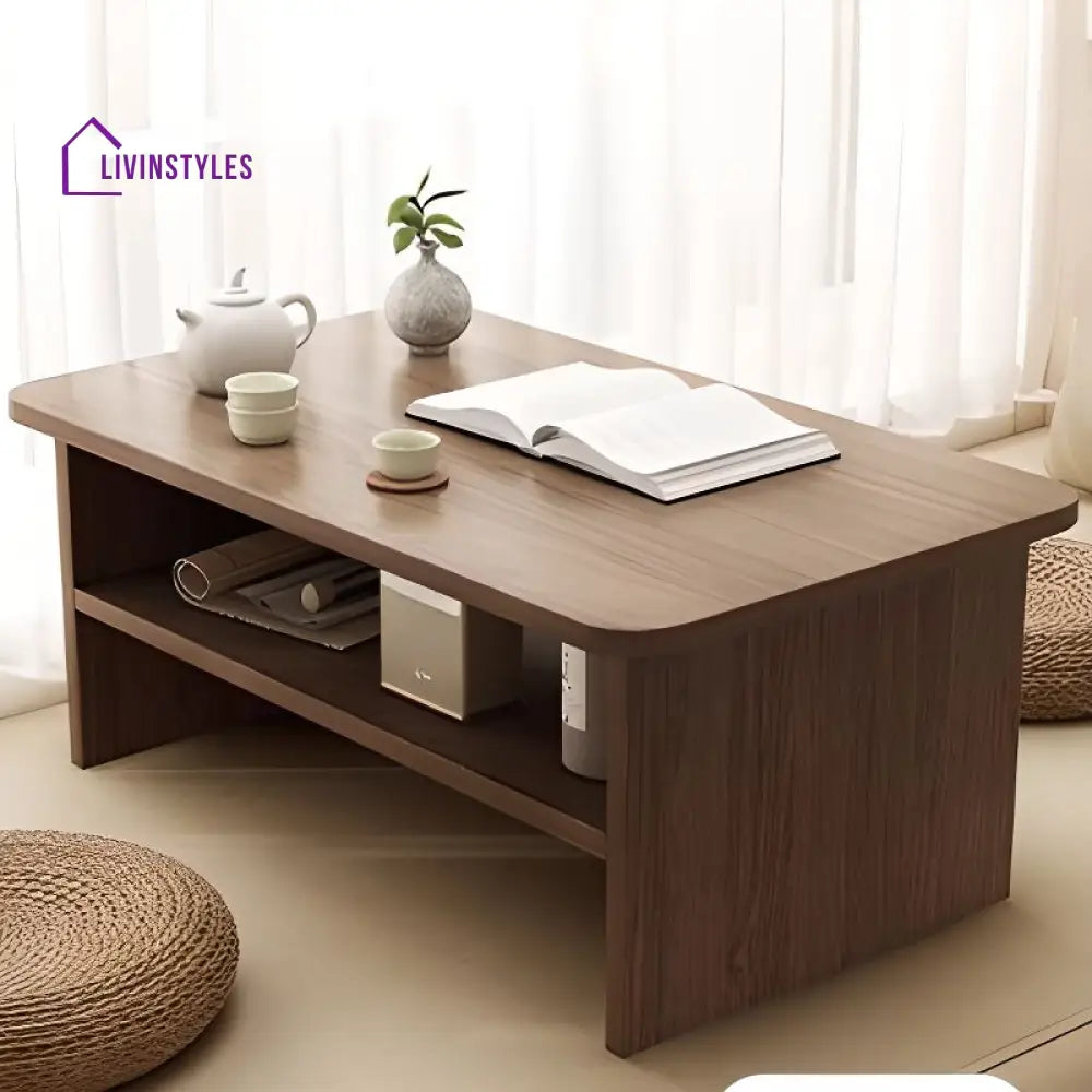 Qirat Solid Wood Coffee Table for Living Room