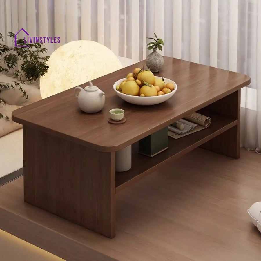 Qirat Solid Wood Coffee Table for Living Room