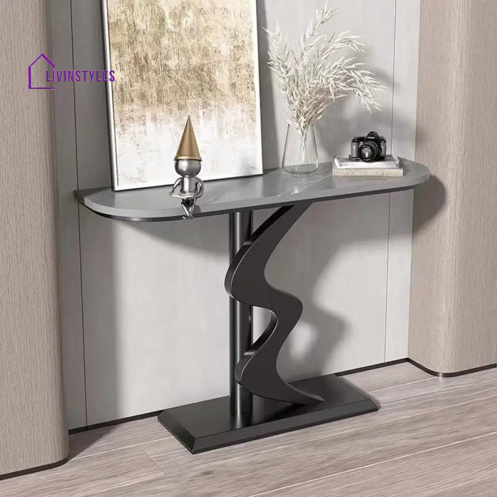 Quasar Stainless Steel Living Room Console Table