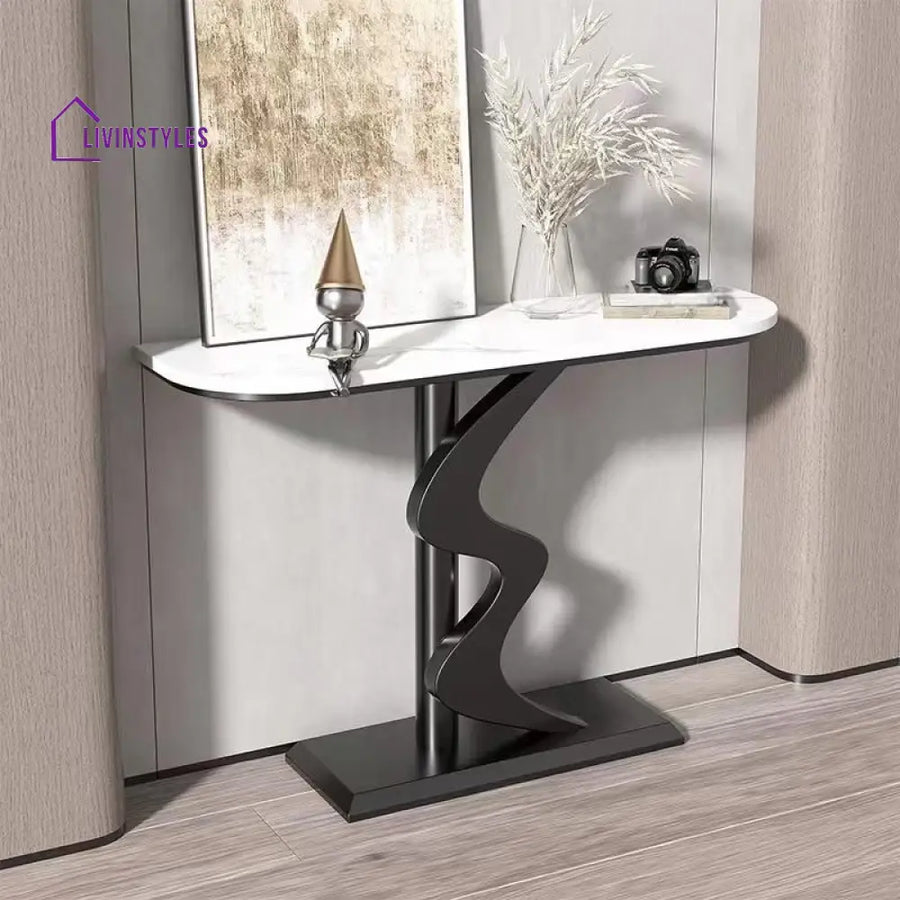 Quasar Stainless Steel Living Room Console Table