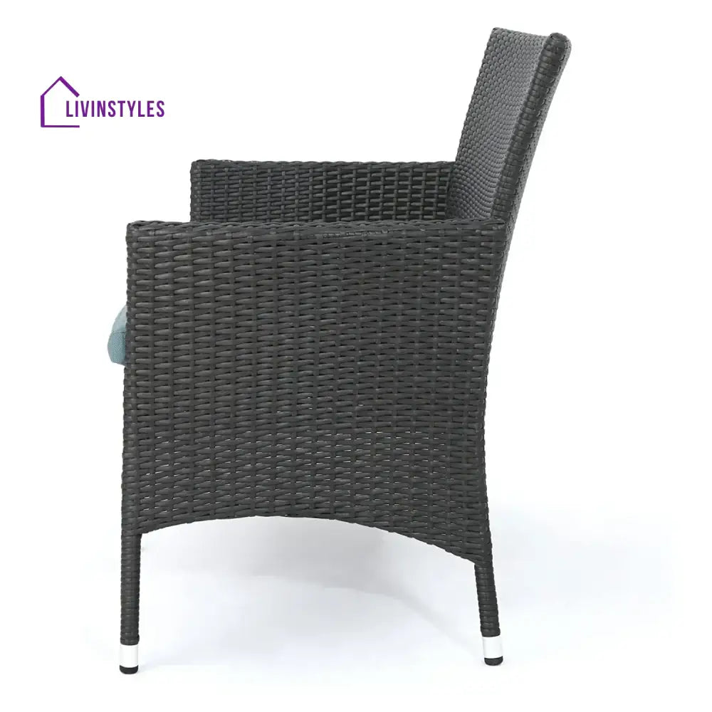 Quinn 2-Piece Outdoor Rattan Wicker Loveseat Sofa - Sofa Set