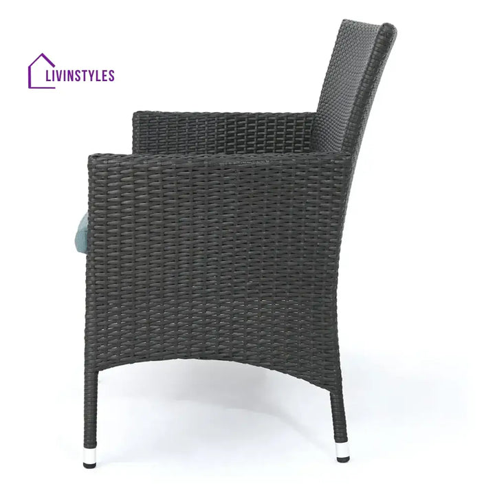 Quinn 2-Piece Outdoor Rattan Wicker Loveseat Sofa - Sofa Set