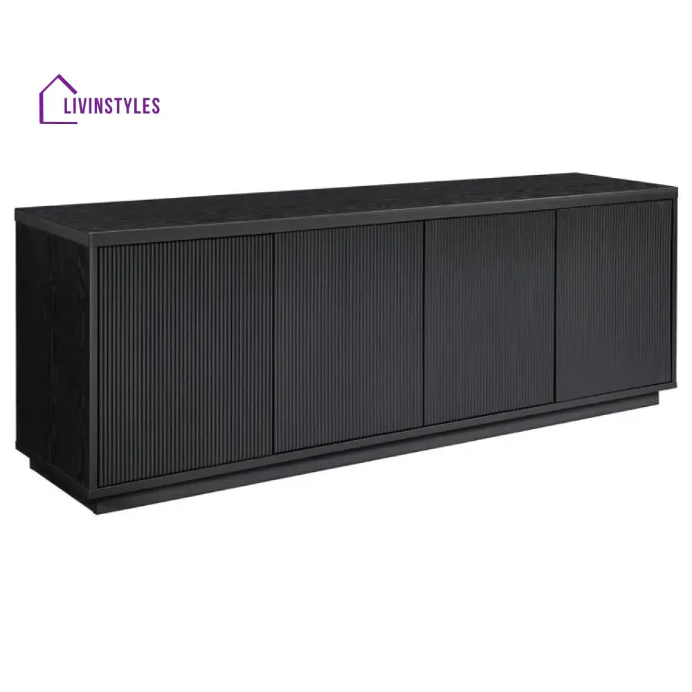 Quinn Wooden Finish Tv Unit Stand for Living Room