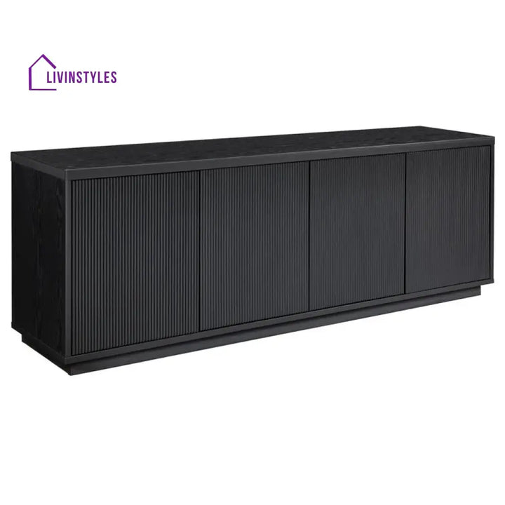 Quinn Wooden Finish Tv Unit Stand for Living Room