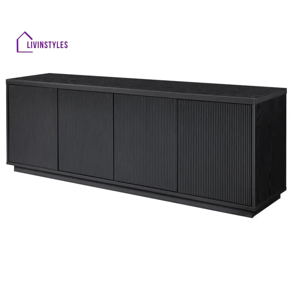 Quinn Wooden Finish Tv Unit Stand for Living Room