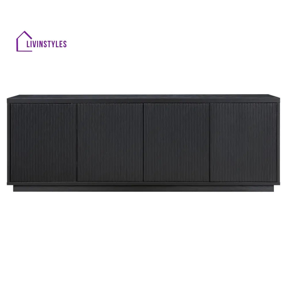 Quinn Wooden Finish Tv Unit Stand for Living Room