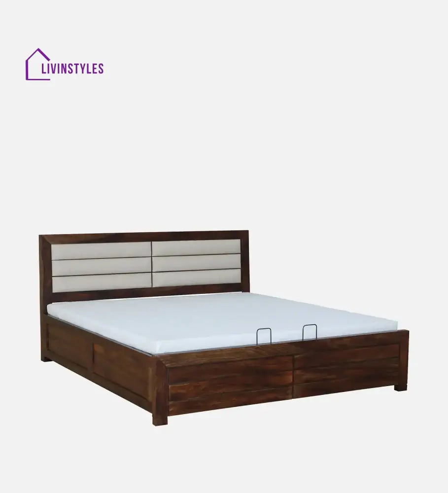 Moscow Sheesham Wood Hydraulic Storage Beds Bedroom Furniture Sets