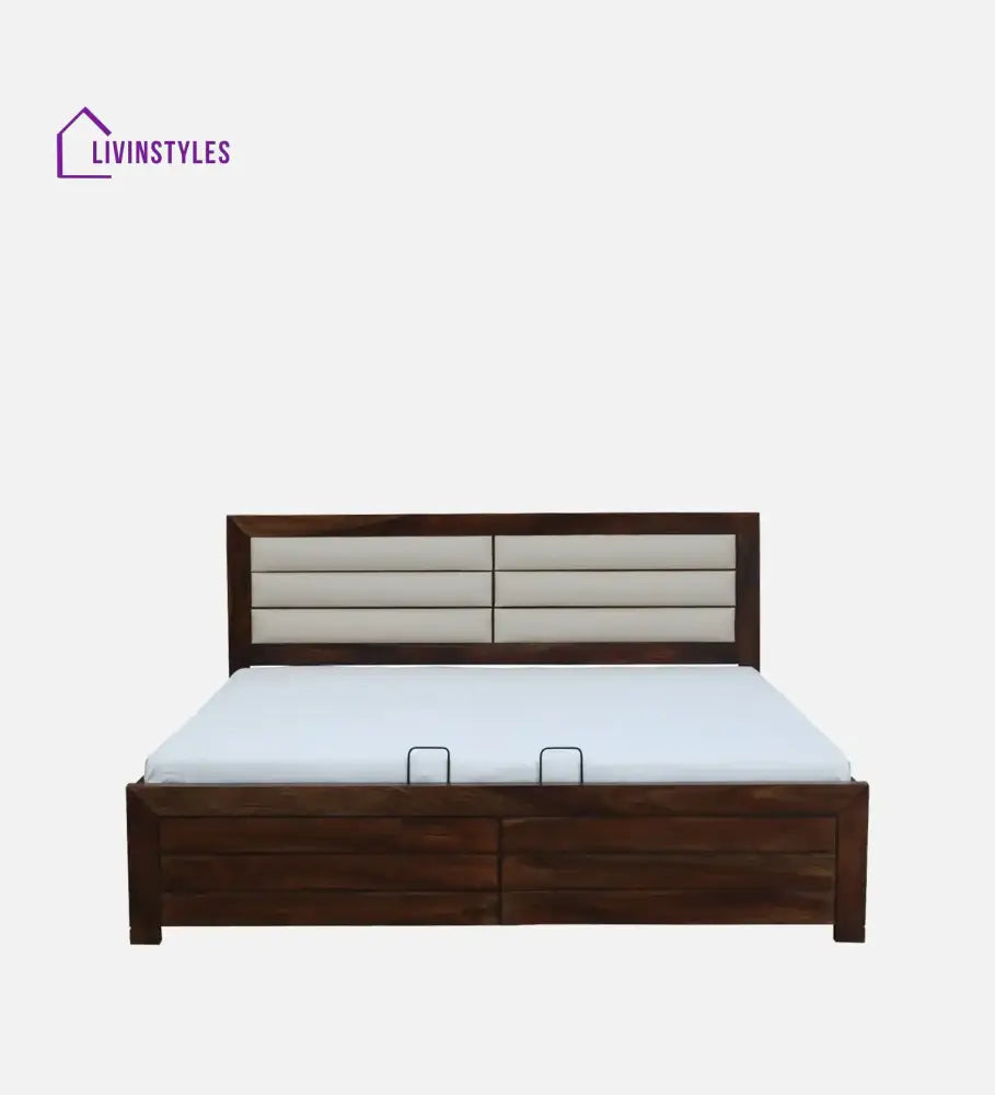 Moscow Sheesham Wood Hydraulic Storage Beds Bedroom Furniture Sets