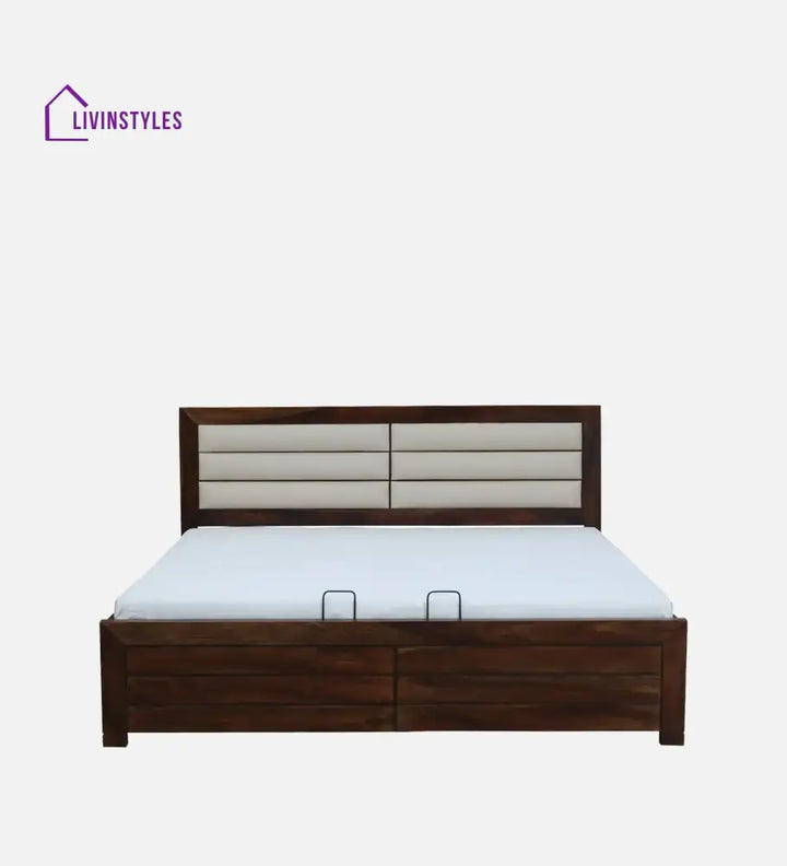 Moscow Sheesham Wood Hydraulic Storage Beds Bedroom Furniture Sets