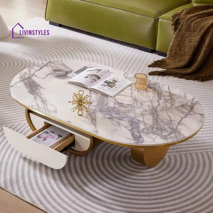 Rachna Stainless Steel Coffee Table for Living Room