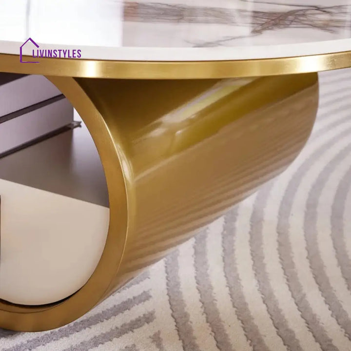 Rachna Stainless Steel Coffee Table for Living Room