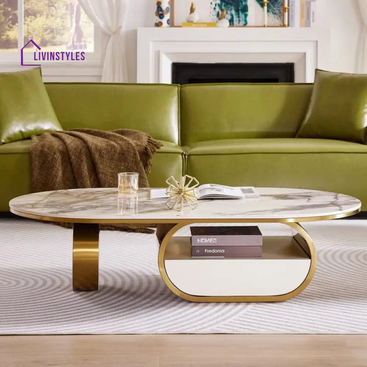 Rachna Stainless Steel Coffee Table for Living Room