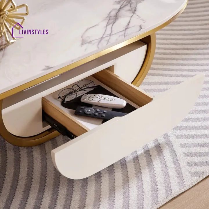 Rachna Stainless Steel Coffee Table for Living Room