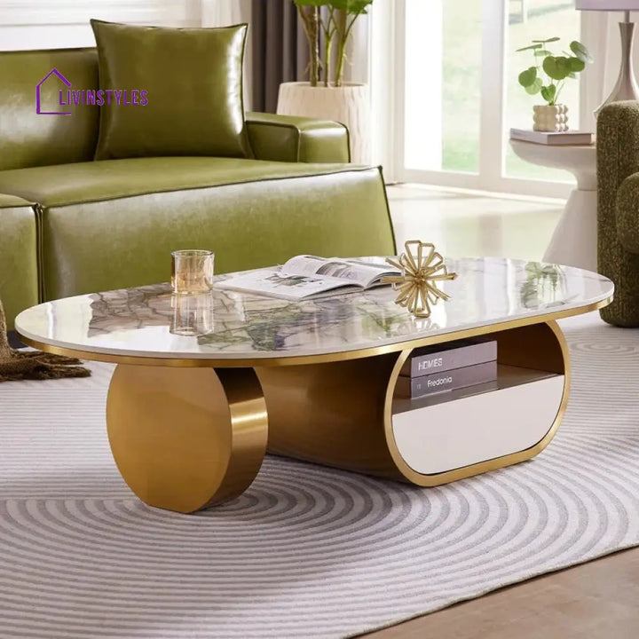 Rachna Stainless Steel Coffee Table for Living Room
