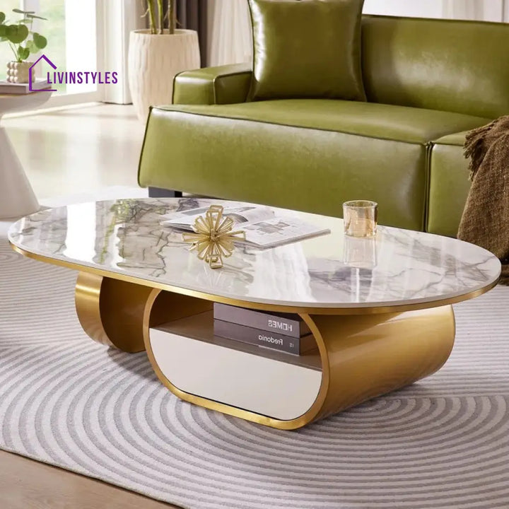 Rachna Stainless Steel Coffee Table for Living Room