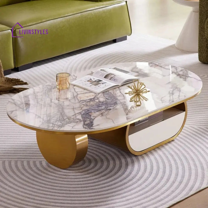 Rachna Stainless Steel Coffee Table for Living Room