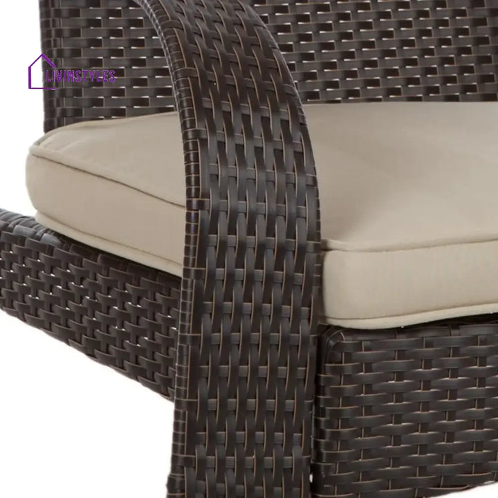 Radhika 1-Piece Outdoor Wicker Single Seater Adirondack Style Armchair - Sofa Set