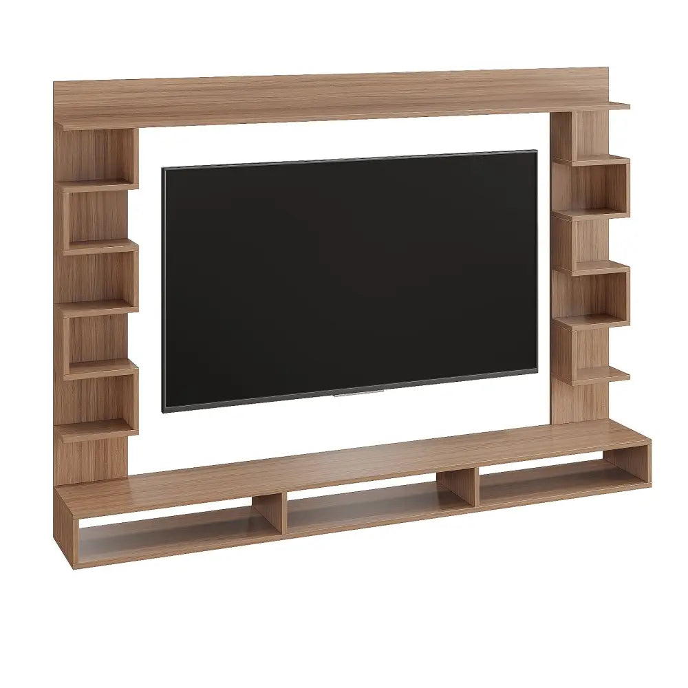 Radhika Modern TV Stand & Showcase for 55 Inch TVs - Exotic Teak Tv Entertainment Unit