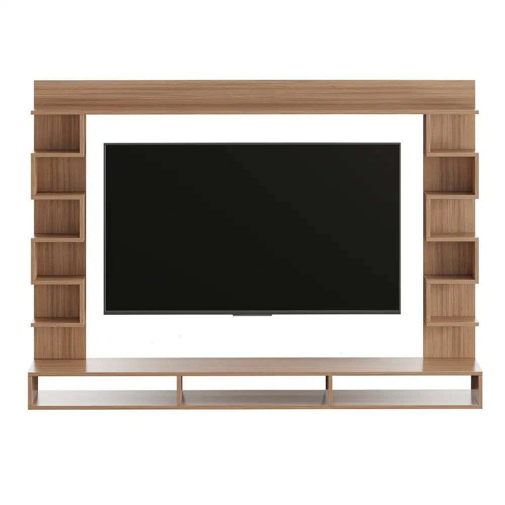 Radhika Modern TV Stand & Showcase for 55 Inch TVs - Exotic Teak Tv Entertainment Unit