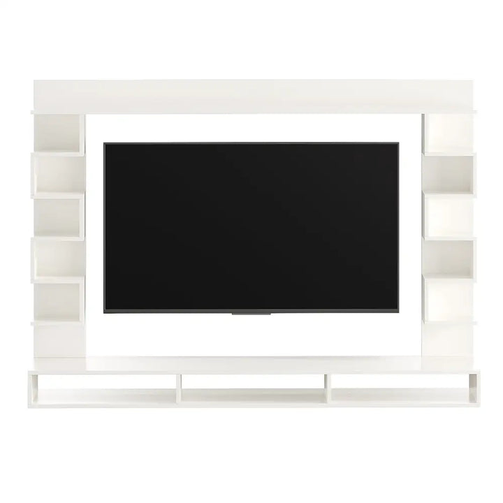 Radhika Modern TV Stand & Showcase for 55 Inch TVs - White Tv Entertainment Unit