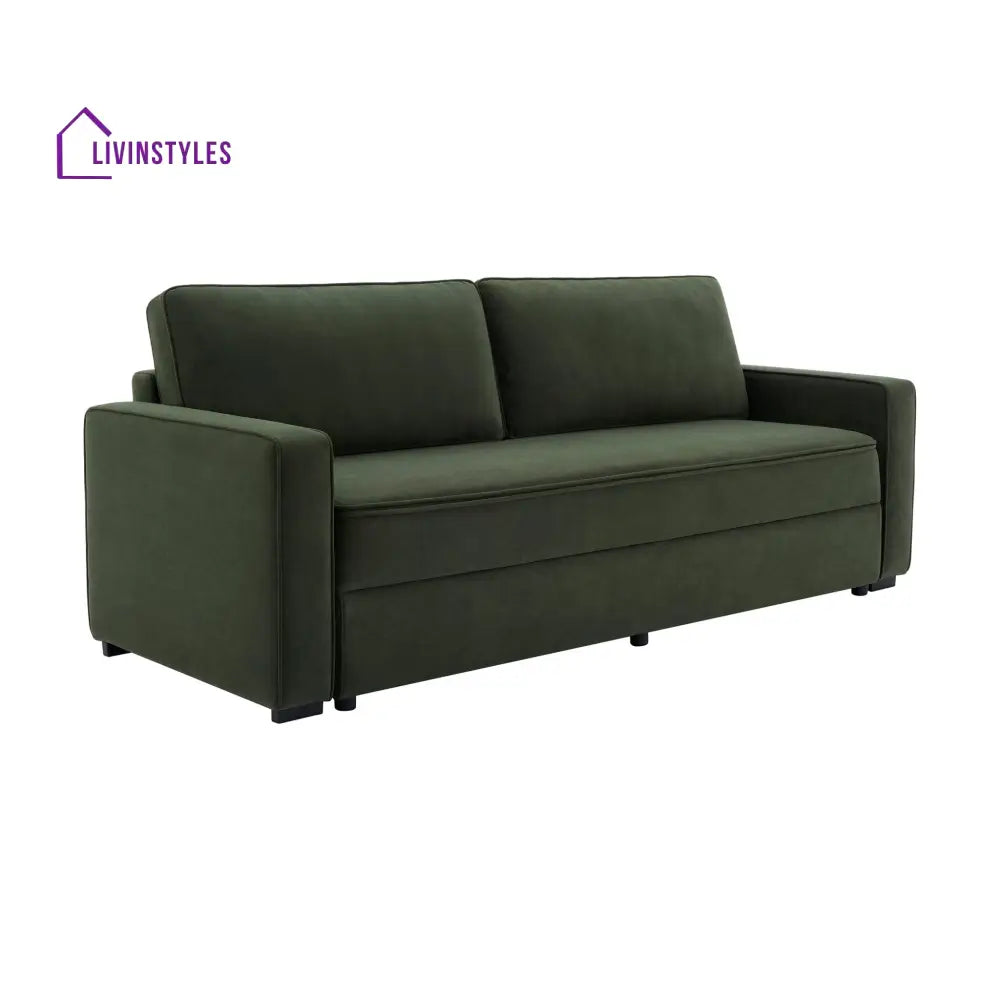 Rafael Sofa Bed - Dark Olive - Sofas