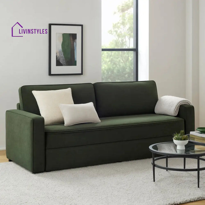 Rafael Sofa Bed - Dark Olive - Sofas