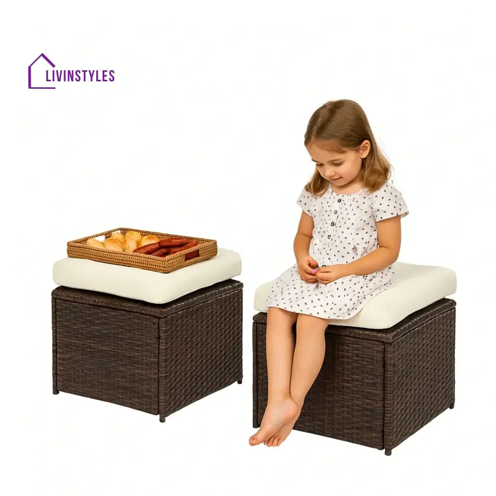 Raffaella 6-Pieces L-Shape Patio Rattan Dining Set - Sofa Set