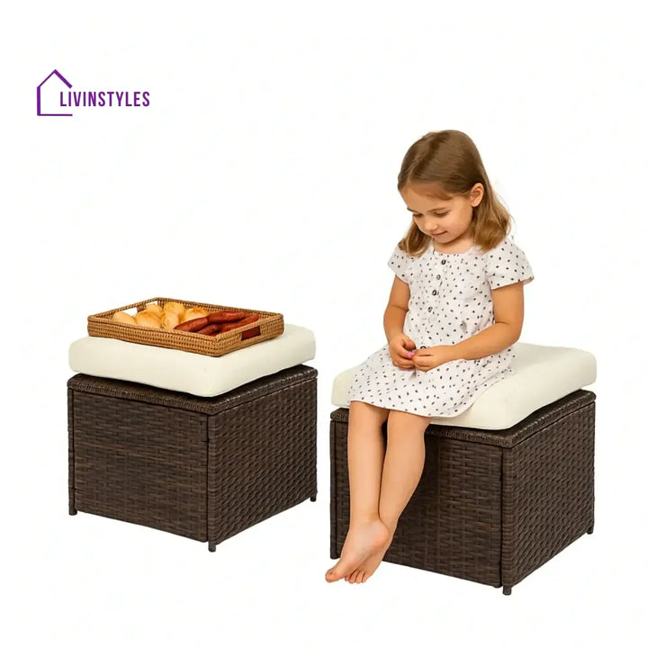 Raffaella 6-Pieces L-Shape Patio Rattan Dining Set - Sofa Set
