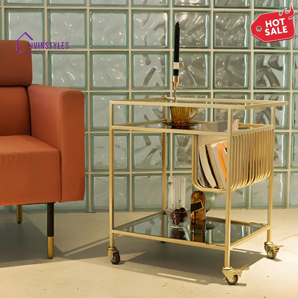 Rahul Stainless Steel Kitchen Trolley