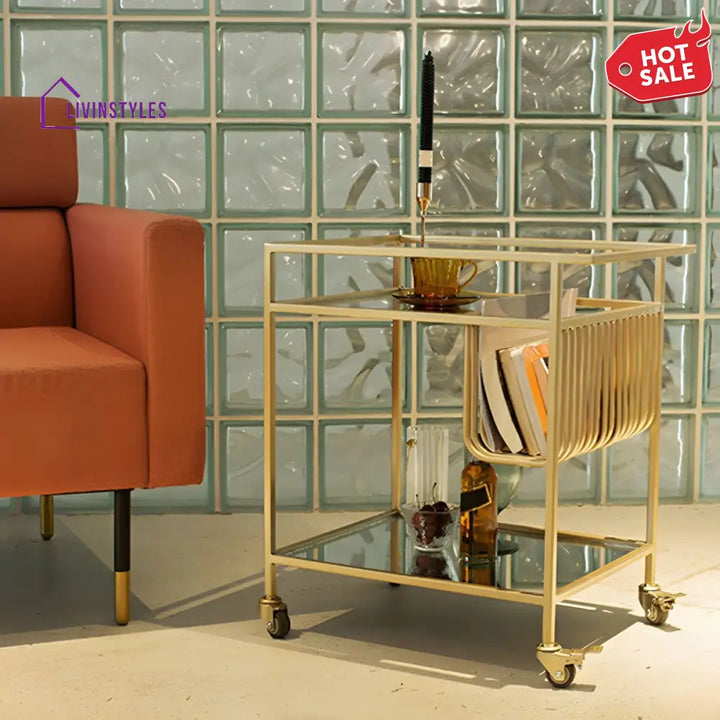 Rahul Stainless Steel Kitchen Trolley