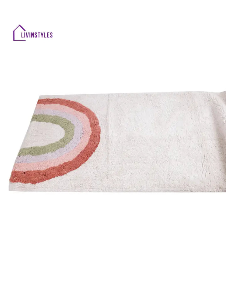 Rainbow Bath Mat Tufted Cotton Mats