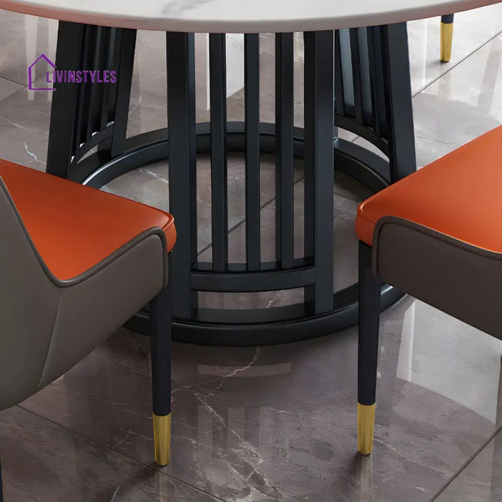 Raj Stainless Steel Dining Table Set