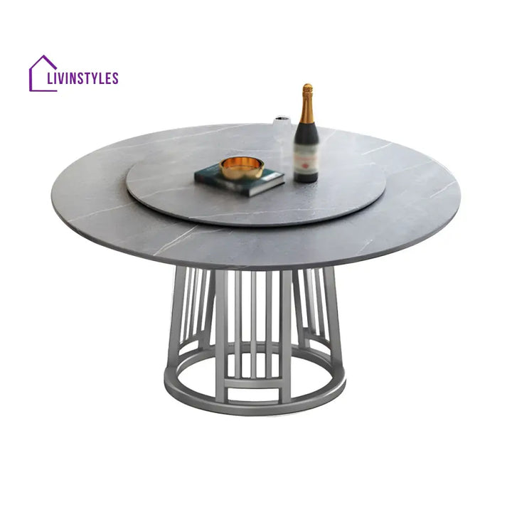 Raj Stainless Steel Dining Table Set