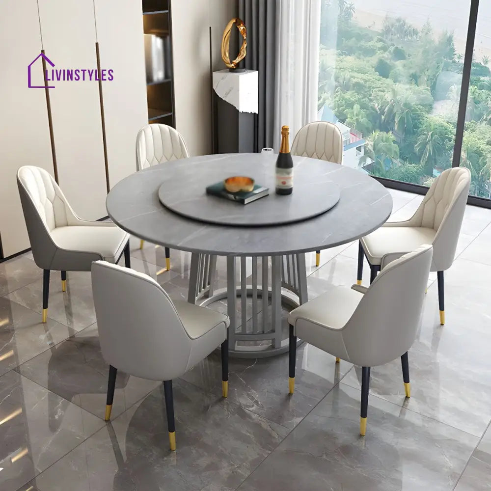 Raj Stainless Steel Dining Table Set