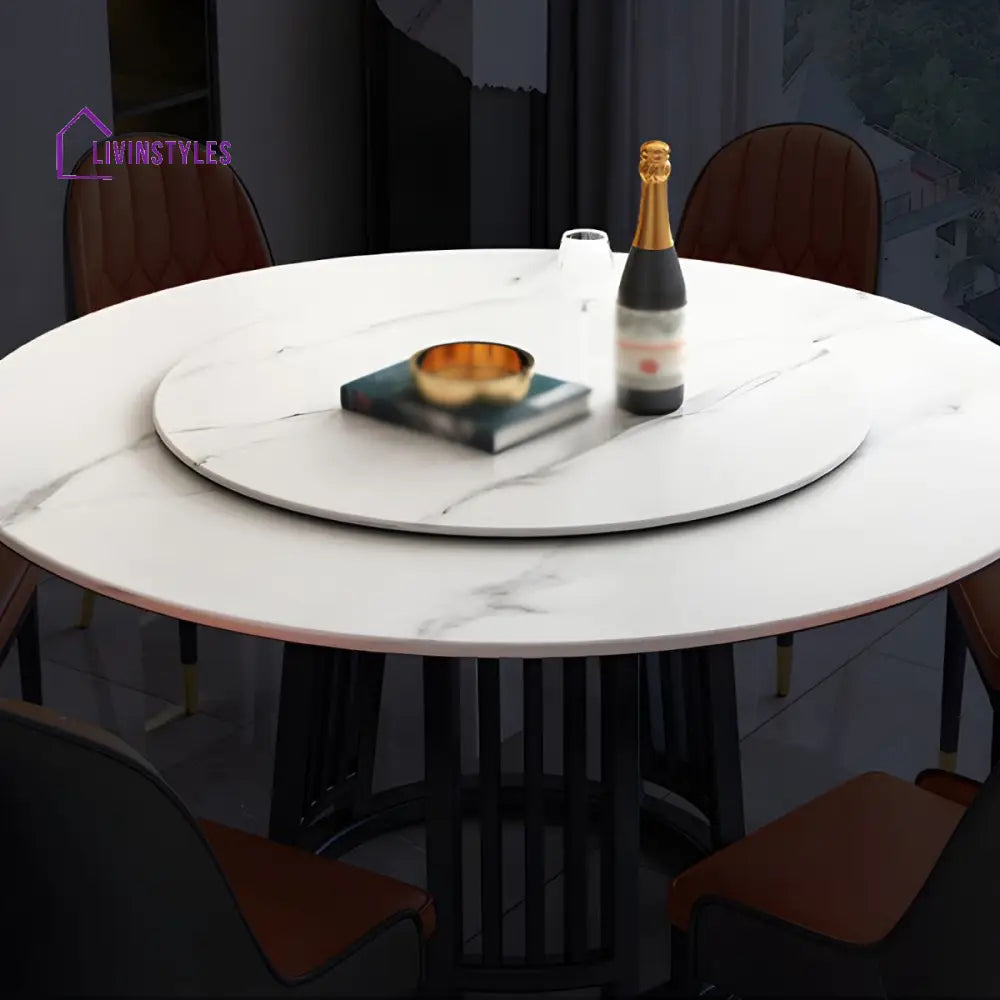 Raj Stainless Steel Dining Table Set