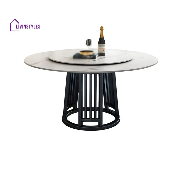 Raj Stainless Steel Dining Table Set