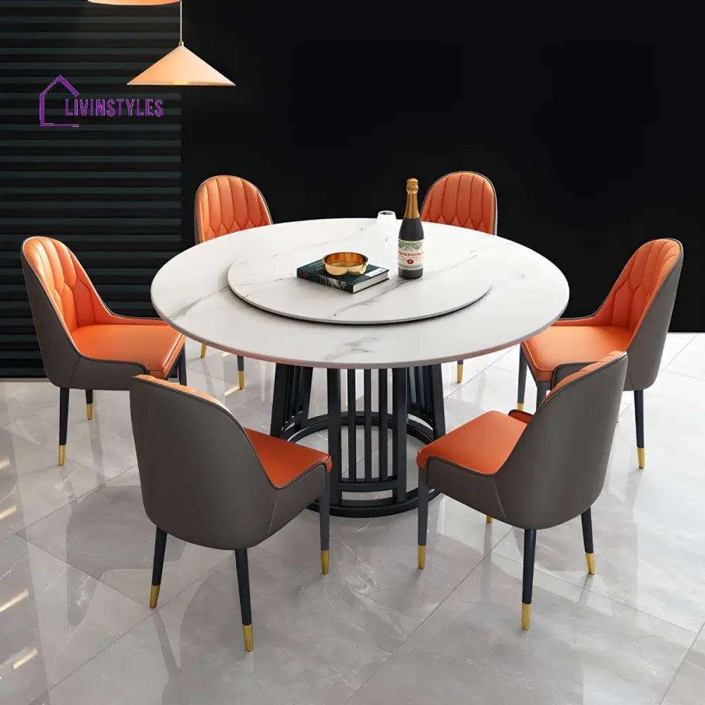 Raj Stainless Steel Dining Table Set