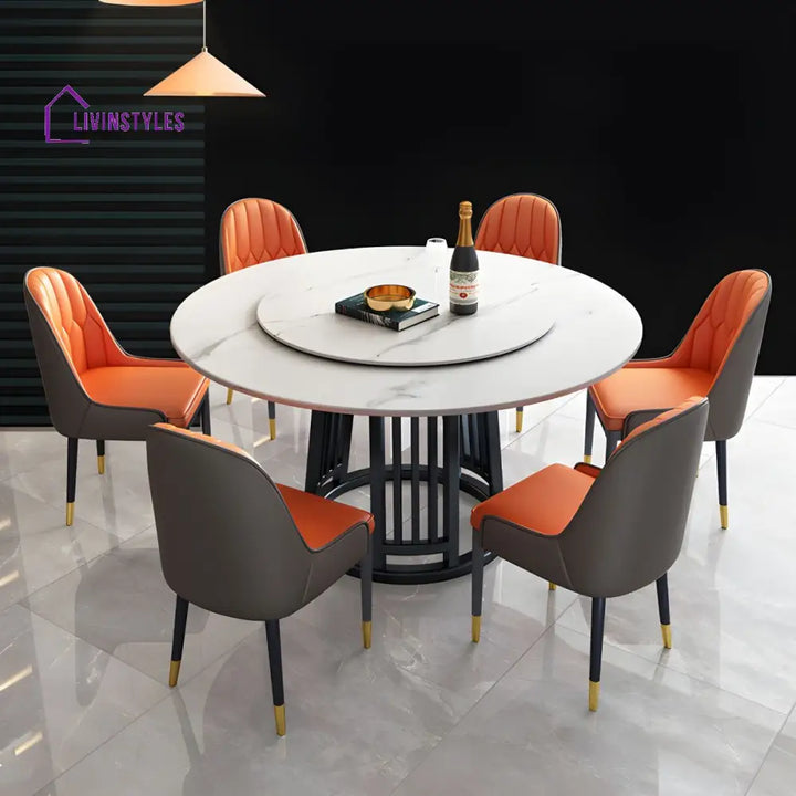 Raj Stainless Steel Dining Table Set