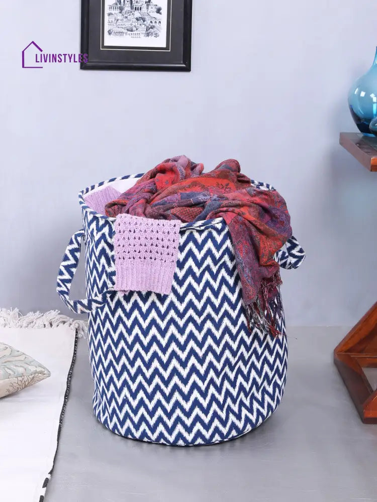 Rajasthan Décor Blue And White Multipurpose Organiser