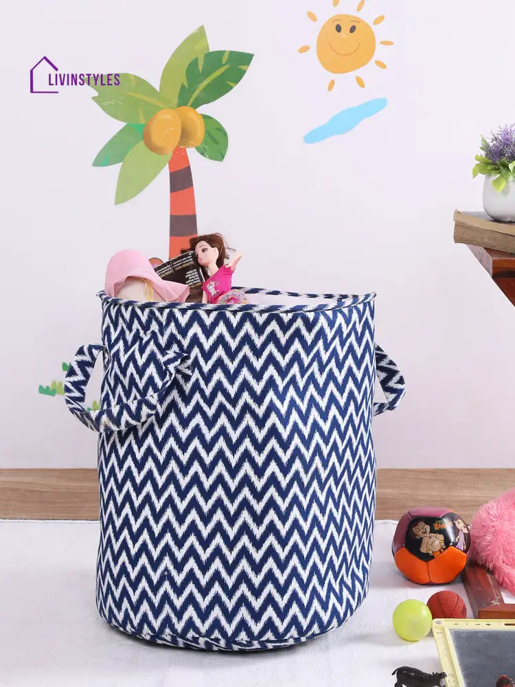Rajasthan Décor Blue And White Multipurpose Organiser