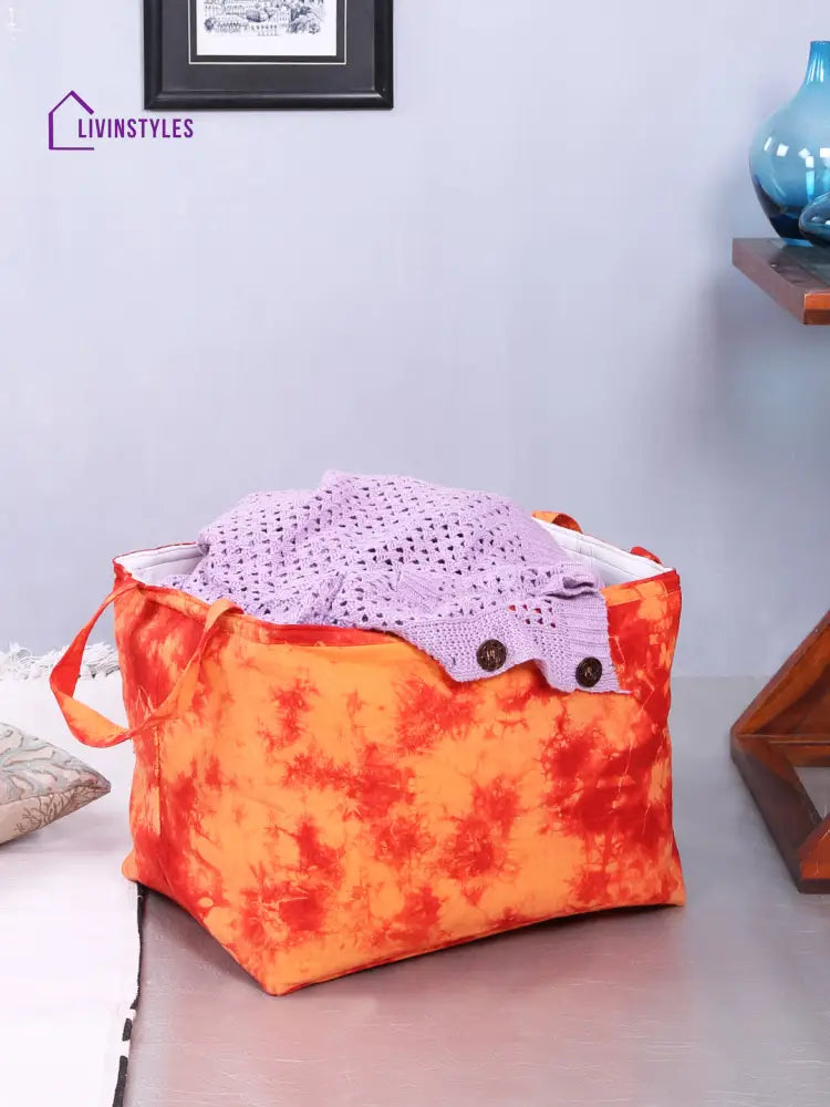 Rajasthan Décor Orange And Red Multipurpose Organiser