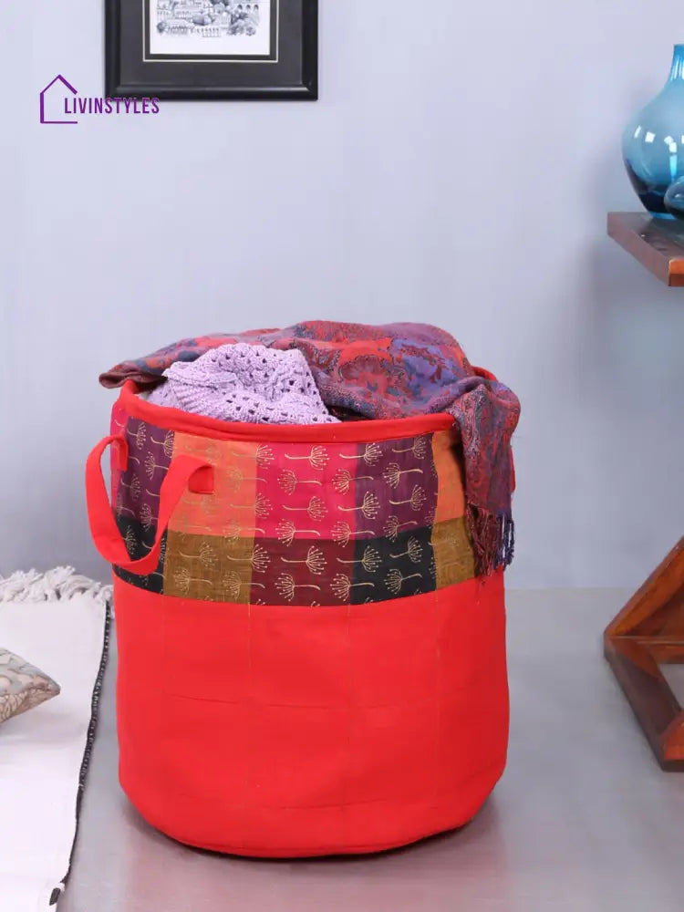 Rajasthan Décor Red Multipurpose Organiser