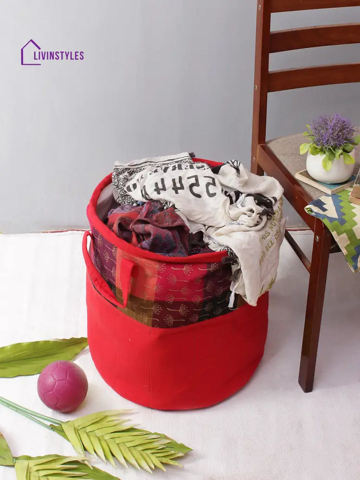 Rajasthan Décor Red Multipurpose Organiser